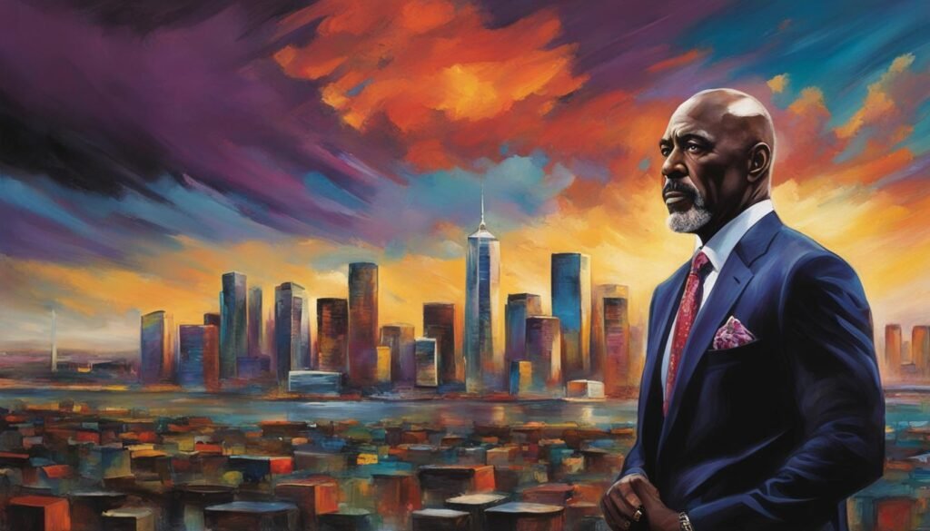 Chris Gardner pursuing happiness against all odds
